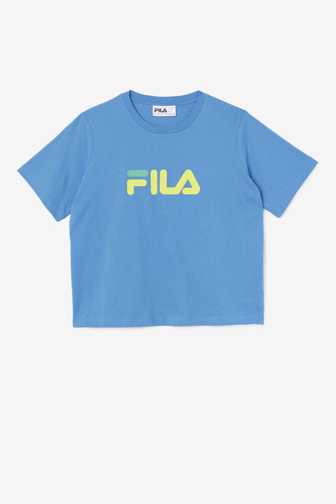 Fila T Skjorte Dame Blå Thea 890653-BNH